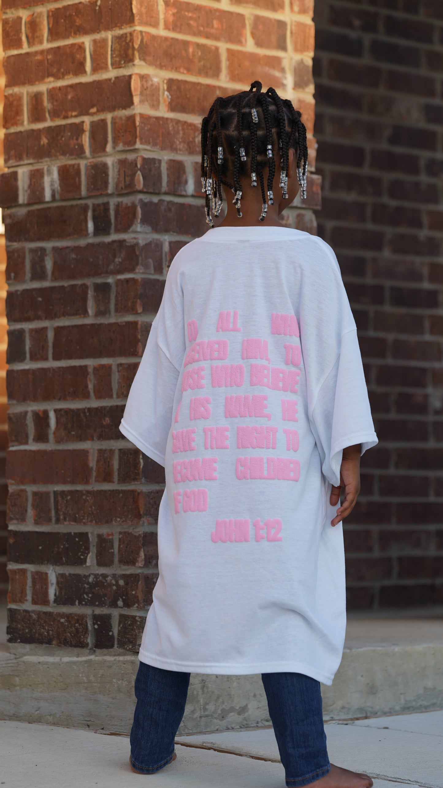 Child Of God Tee Pink