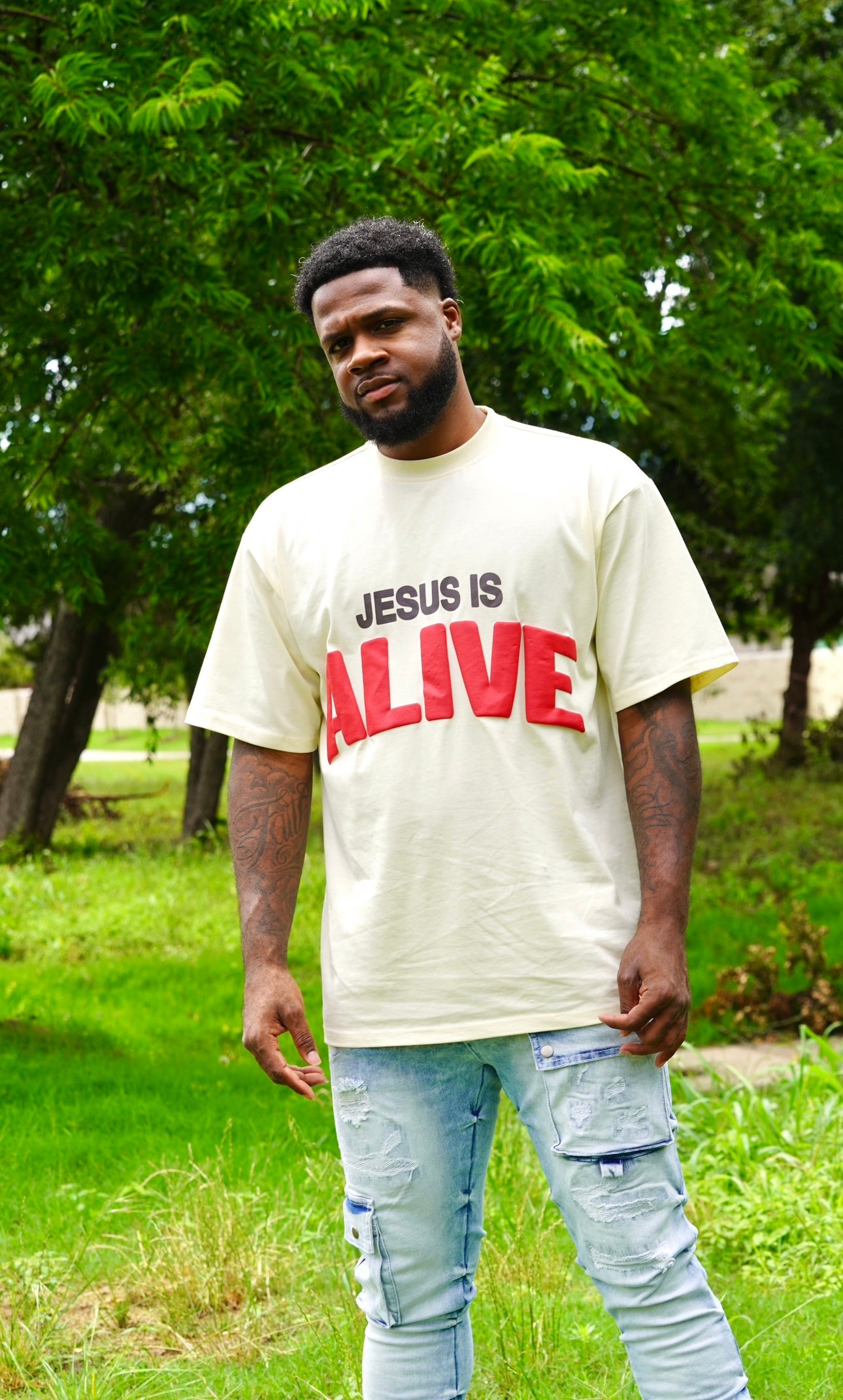 Jesus Is Alive Tee Men